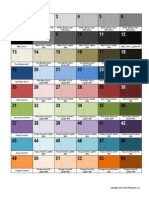 A1 Stratigraphy Color Chart