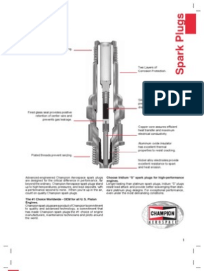 Champion Spark Plugs Application Guide PDF | Aircraft | Nature