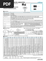 Aluminum Electrolytic Capacitors: Specifications