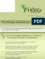 The Dodge Assessment Initiative