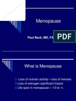 Menopause: Paul Beck, MD, FACOG, FACS