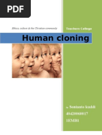 Download Human Cloning Ethics Manusia kloning etika by Sonianto kuddi SN14717615 doc pdf
