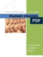Human Cloning Ethics. Manusia kloning etika