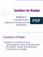Introduction To Radar
