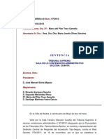 Tribunal Supremo Sentencia Real Decreto 1704 de 2011