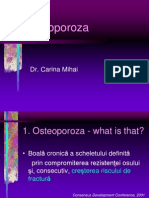 C5. Osteoporoza Curs Studenti 2010 Dr. Carina Mihai