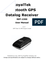 RoyalTek RBT-2300 Data Logger User Manual