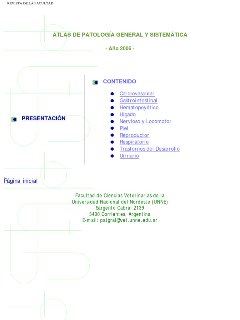 Atlas De Patologia General Y Sistematica Veterinaria Pdf Cirrosis