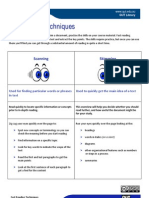 Fast Reading Techniques