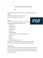 Evaluasi Kinerja Dan Evaluasi Program