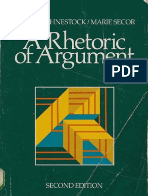 Fahnestock - Secor - A.rhetoric - Of.argument, PDF, Causality
