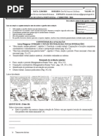 2 Avaliacao de Portugues 8 Serie 1 Bimestre