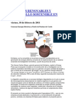 ENERGÍAS RENOVABLES Y DESARROLLO SOSTENIBLE EN BOLIVIA