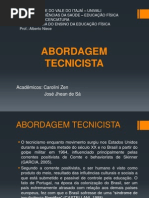 ABORDAGEM TECNICISTA APRESENTAÇÃO
