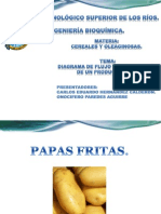 Diagrama de Flujo de Un Producto Frito PDF
