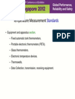 Temperature Measurement Standards Guide