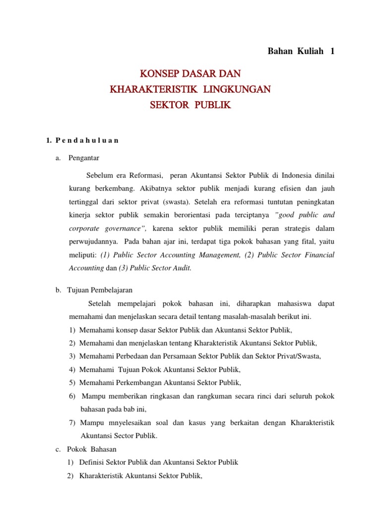 Akuntansi Sektor Publik
