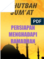 KhutbahJumat13 PersiapanMenghadapaiRamadhan