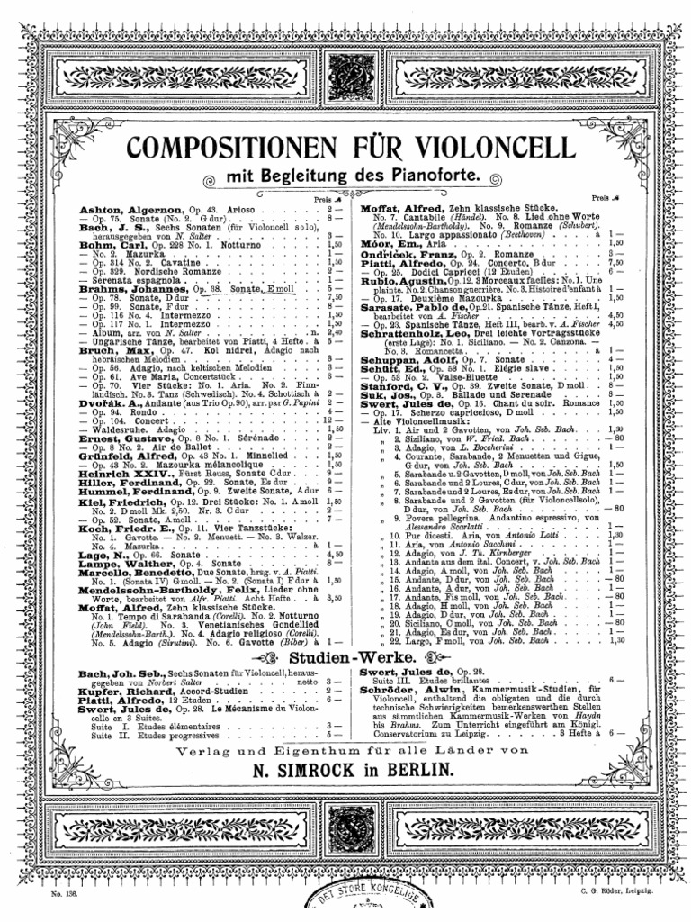 Brahms Cello Sonata No 1 Op