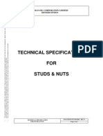Tech. Spec. For Studs Nuts