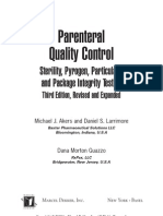Parenteral Quality Control