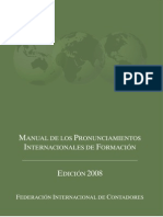 Spanish Translation Normas Internacionales de Formacion 2008 IES