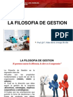 Filosofia de La Gestion