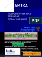 Bab 4 - Respon Sistem Sdof Terhadap Gerak Harmonis PDF