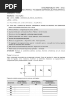 Prova Tecnico Em Eletronica