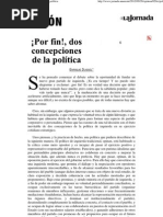 (La Jornada_ ¡Por fin!, dos concepciones de la política)