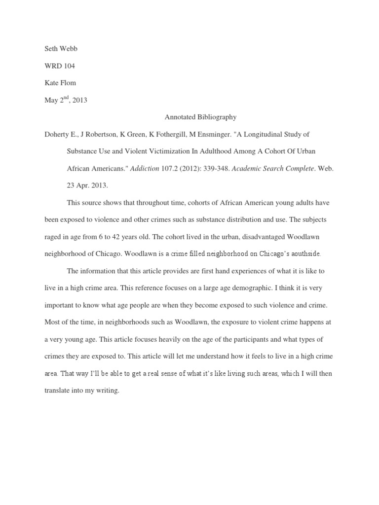 Annotated bibliography chicago style picture