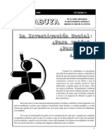 Revista Kabuya - La Investigación Social, para Quién, para Qué, Cómo