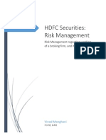 Risk Management - Vinod PGPM Project