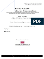 Flyer Legal Writing 2
