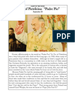St Pio of Pietrilcina: “Padre Pio