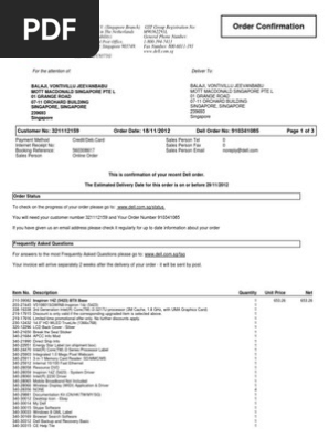 DELL INVOICE