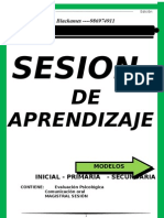 Sesion de Aprendizaje