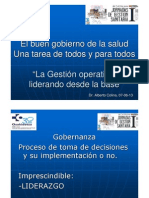 3 COLINA - Gestion Operativa. Gobernanza. Huesca 2013