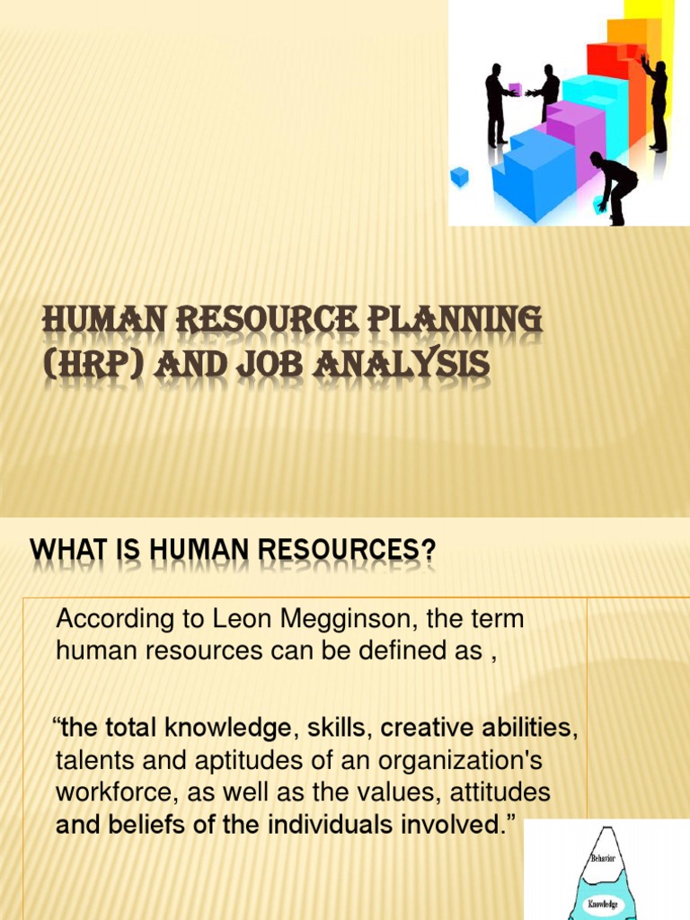 Human Resource Planning and Job Analysis-New | PDF | Human Resource