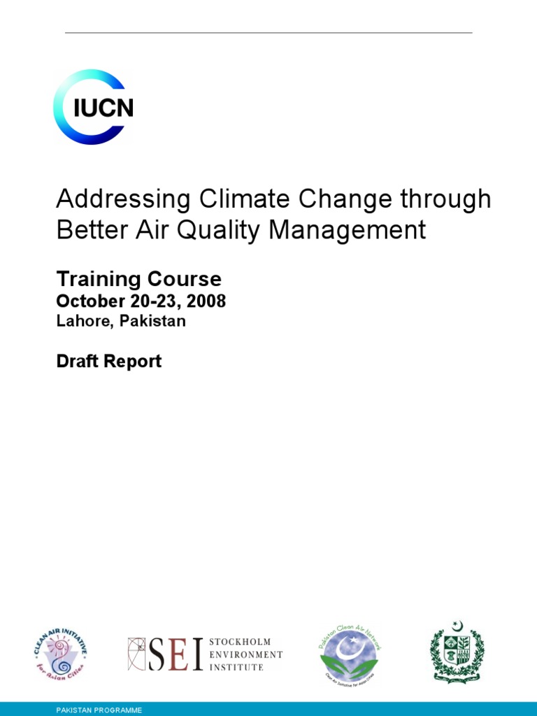 Addressing Climate Change Through Better Air Quality Management ...