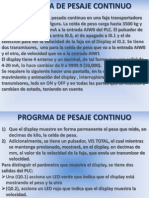 Progrma de Pesaje Continuo