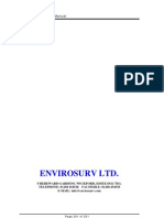 Envirosurv LTD.: Health & Safety Policy & Procedures Manual