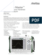 Anritsu - Data Sheet Spectrum Master MS2726C 9 kHz - 43 GHz [11410-00527D]
