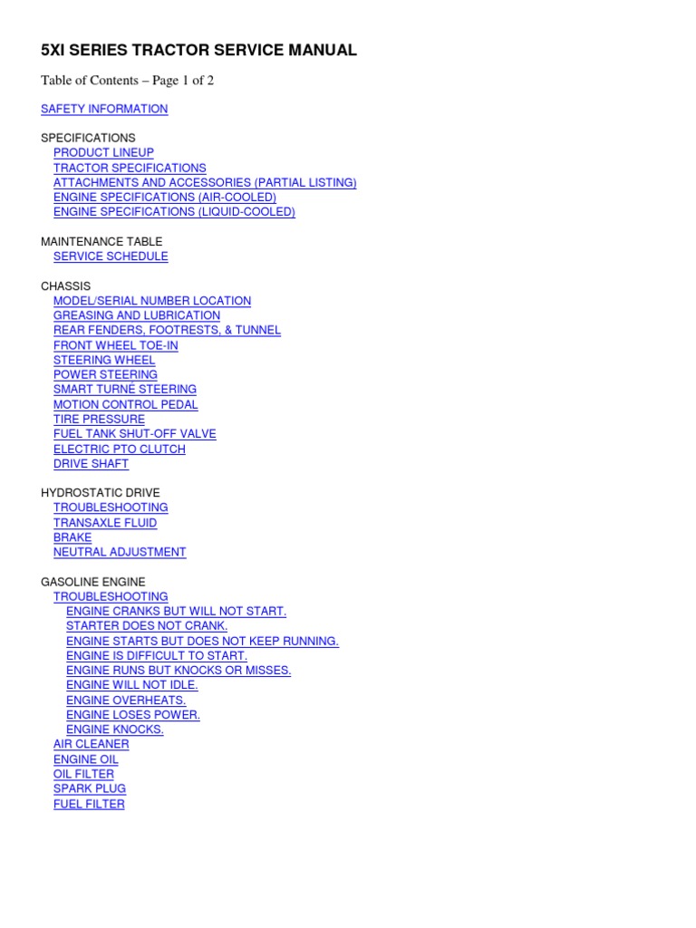 Toro 518XI, 520XI, 522XI Service Manual | Manual Transmission |  Transmission (Mechanics)