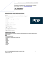 Ear, Nose and Throat Assessment