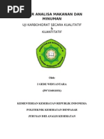 Download Analisa Kualitatif Dan Kuantitatif Karbohidrat by De Widya SN147323514 doc pdf