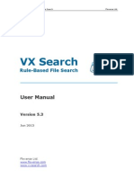 VX Search Rule-Based File Search
