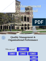 Quality Management Subject