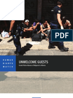 HRW Unwelcome Guests 2013