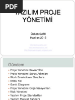 Yazılım Proje Yönetimi